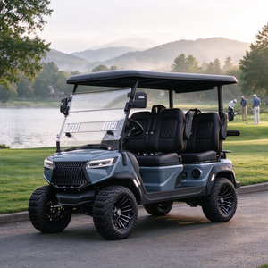 Carrito de Golf Eléctrico Todoterreno de 4 Plazas, 50 km de Autonomía, Batería de Litio, Vehículo de Transporte para Huéspedes de Hotel - Product Image 1