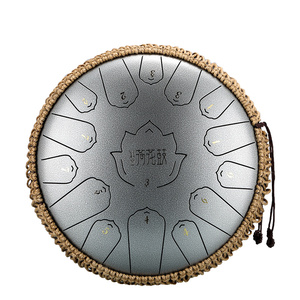 <span class=keywords><strong>Handpan</strong></span> Jelo de 13 pouces, tambour de langue en acier au carbone de 15 notes, tambour de réservoir en acier au carbone de 15 notes, ton C - Product Image 1