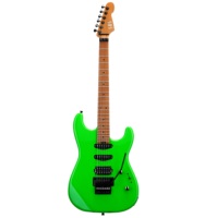Guitarra Eléctrica Profesional de Heavy Metal SBS SS300 con Trémolo Floyd Rose, Cuerpo de Aliso Sólido, Mástil de Arce Tostado y Acero de Alto Rendimiento