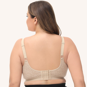 <span class=keywords><strong>Reggiseno</strong></span> da donna grande in cotone, senza ferretto, <span class=keywords><strong>non</strong></span> <span class=keywords><strong>imbottito</strong></span>, a copertura totale, taglie forti, intimo sexy con stampa, reggiseni da donna - Product Image 2