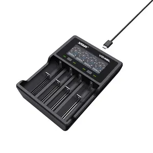 Chargeur de batterie universel VC4SL Cargador De Baterias 3.7v Lithium-ion 18650/21700/26650 Cylindrique 18650 Li-ion Protégé 21700 - Product Image 1