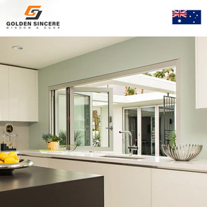 Ventanas plegables de aleación de aluminio con rotura de puente térmico modernas estándar GS Australia - Product Image 5