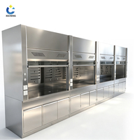 Hotte à fumées chimiques de laboratoire, hotte à fumées canalisée personnalisable, hotte à fumées sur pied ou de paillasse pour l'extraction des gaz de laboratoire
