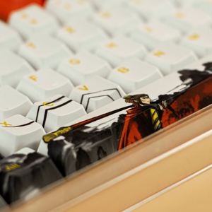 Keycaps Goku personnalisables, design allemand ISO DE, profil OEM, PBT, sublimation par transfert, dessin animé, keycaps personnalisés - Product Image 4