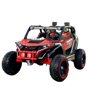 Voiture <span class=keywords><strong>électrique</strong></span> pour enfants à 2 places, alimentée par batterie 12V, avec moteurs doubles 550, télécommande - Product Image 2