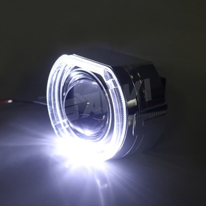 80mm/95mm LED Angel Eyes Shrouds Cover White Auto LED <b>Projector</b> Lens for HID Lens for Cars with 12V Voltage - Product Image 5