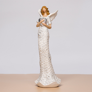 Xuyên biên giới sáng tạo mới búp bê nhựa thủ công kết hợp thiên thần Hoa bó hoa chim bồ câu cánh sắt thiết kế mô hình nhân vật - Product Image 2