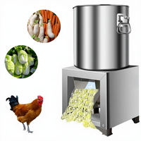 Elektrische motor groentesnijder/snijmachine/raspmachine van roestvrij staal met raspblad voor wortelgroenten, fruit en veevoer, 2200W