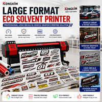 Solución de Impresión de Vinilos con Logotipos Pequeños para Vehículos, Impresora de Gran Formato de 1.8m con Cabezal Xp600 I3200 y Tinta Eco Solvente