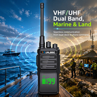 Radio marine professionnelle XUNLIBAO IP68 étanche, OEM ODM, logo personnalisé, F1880 VHF UHF double bande, talkie-walkie analogique portable