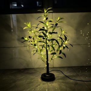 Lámpara de Mesa LED Estilo Nórdico con Diseño de Olivo, Luces de Hadas Minimalistas para Dormitorio, Oficina, Cafetería, Ambiente Festivo - Product Image 3