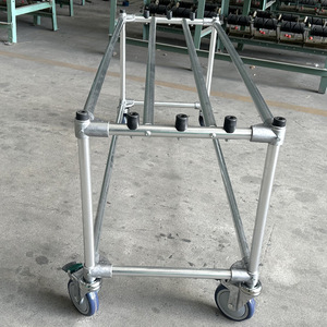 Aluminum Alloy Hospital Trolley 124x48x63cm With Brakes And Swivel Castors For Transporting Remains - Product Image 2