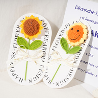 Bouquet de tournesols au crochet faits main, fleurs artificielles en polyester, longue durée, cadeau personnalisé pour la remise des diplômes, Pâques, la fête des enseignants