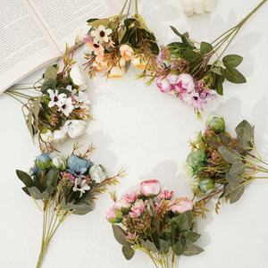 زهور ونباتات مزخرفة cente De Table Mariage Flores Wed زهور صناعية - Product Image 5