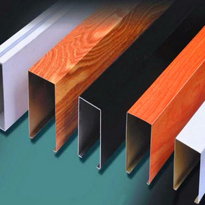 Aluminum U-Shaped Baffle <b>Ceiling</b> Linear Suspended <b>Ceiling</b> for Apartment - Product Image 2