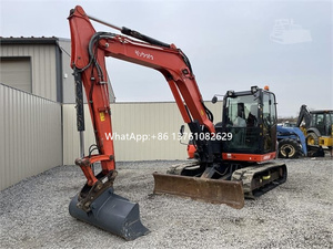 Excavatrice hydraulique sur chenilles d'occasion Kubota KX080/ 8,4 tonnes en bon état de fonctionnement, fabriquée au Japon, en vente à Shanghai - Product Image 6