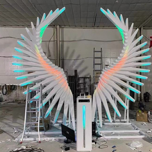 Lampes à induction à motif <span class=keywords><strong>d</strong></span>'aurore, couplage magnétique, lampe interactive de paysage, éclairage <span class=keywords><strong>d</strong></span>'ailes colorées et scintillantes - Product Image 4