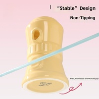 Distributeur d'eau en céramique pour hamster, support de bouteille isotherme, décoration mignonne pour cage de hamster syrien, vente en gros