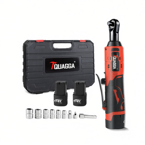 Llave eléctrica inalámbrica Tquagga de 18V y 57Nm con trinquete de 3/8 pulgadas para reparación de automóviles, con batería y juego de puntas. - Product Image 1