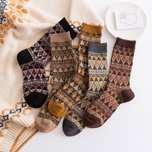Giải Trí Và Thời Trang Vớ Ấm Mềm Unisex Len Crew <span class=keywords><strong>Socks</strong></span> Đối Với Phụ Nữ - Product Image 2