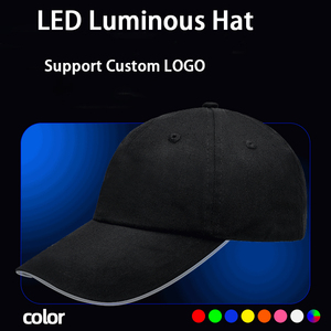 Nicro Lễ Hội Câu Lạc Bộ Sân Khấu Hip-Hop Hiệu Suất Đèn Flash Glow Đảng Mới Lạ Hat Rave Phụ Kiện Biểu Tượng Tùy Chỉnh LED Ánh Sáng Lên Hat LED Hat - Product Image 2