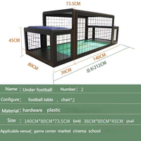 Table de football de table Subsoccer en métal et bois pour deux joueurs, personnalisable, pour enfants - Vente flash