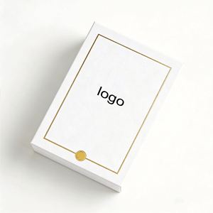 Elegant White Rigid <b>Gift</b> <b>Box</b> With Gold Foil & Magnetic Closure Ideal for Perfume & Luxury Cosmetics Packaging - Product Image 2