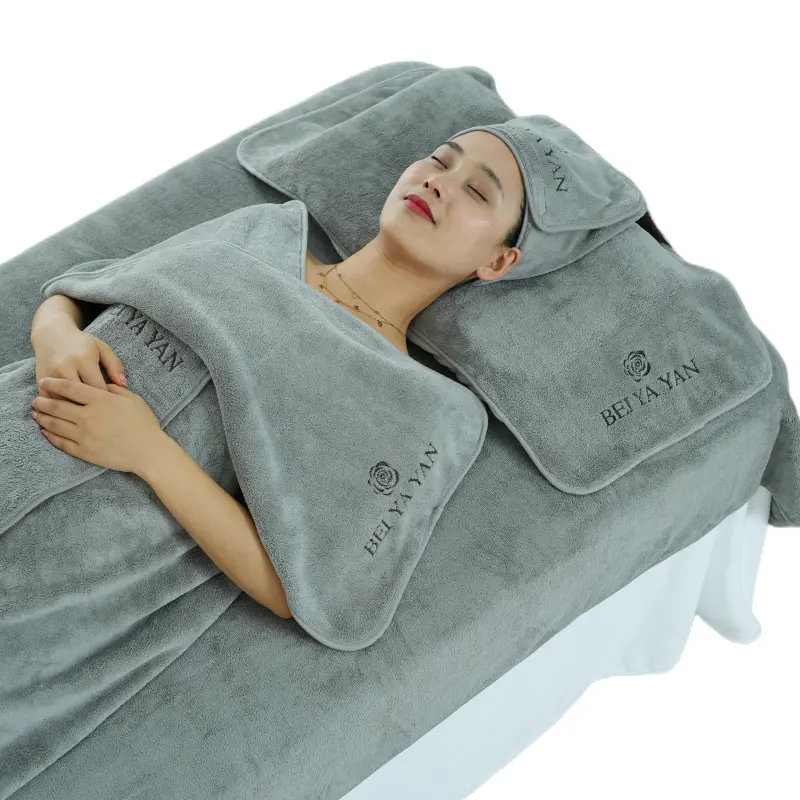 Huid Management Handdoek Set Bad Rok Massage Bed Linnen Bed Handdoek Grote Handdoek Zes Stuk Pak