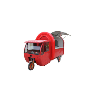 Triciclo eléctrico de calle personalizado, cargador de coche, panel solar inalámbrico, comida, catering, remolque, camión, pequeño carro solar - Product Image 4