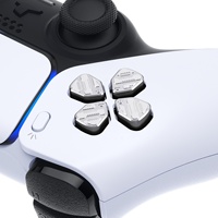 Accessoires de manette de jeu extrême, bouton Dpad métallique de remplacement pour manette PS5