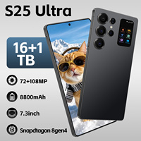 S25 Ultra Multitasking Android Smart 5G Phone Versi Global 2026 16GB 1TB 7.3 Inci Baterai 8000mAh DualSIM Android 15 Grosir