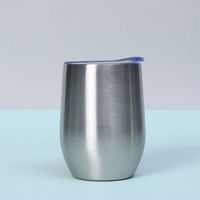Gobelet isotherme à double paroi en acier inoxydable classique avec logo personnalisé, pour le bureau, le camping, les voyages, mug à café isolé