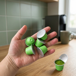 Spring Matcha Powder Capsules Fresh Green <b>Tea</b> Pods Compatible Capsule Coffee <b>Makers</b> Bulk Wholesale Private Label - Product Image 1