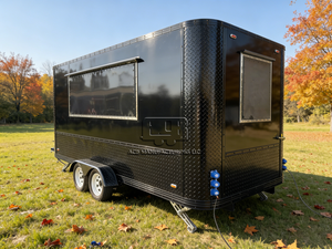 New ACB Towable Aluminum Stainless Steel Food Trailer Vintage Outdoor Chicken Rotisserie Grill Rust Resistant Insulated Snack - Product Image 6