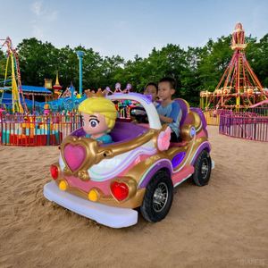 Coche de Diversión Eléctrico Cuadrado para Niños, Coche de Choque Eléctrico Luminoso para Niños, Equipo de Entretenimiento para Puestos de Mercado Nocturno - Product Image 1
