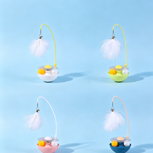 Entretenimiento para Gatos: Juguete 3 <span class=keywords><strong>en</strong></span> 1 <span class=keywords><strong>con</strong></span> Varita de Plumas, Bola de Hierba Gatera y Bola <span class=keywords><strong>con</strong></span> Campana para Diversión Prolongada - Product Image 6