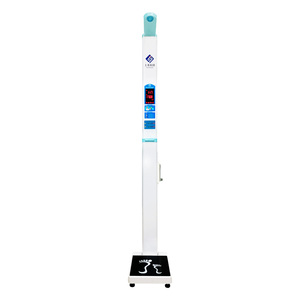Báscula electrónica de peso y altura que funciona con monedas para gimnasio - Product Image 1