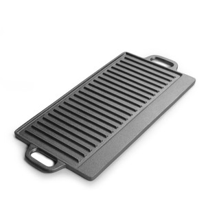 Cast Iron <strong>Bbq</strong> Griddle Grill <strong>Pan</strong> - Product Image 1