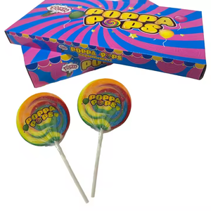 High Quality 85g Hard Candy Lollipops Big Size Rainbow Mixes Fruity Flavored <strong>Sour</strong> <strong>Sweets</strong> Low Price Bag Packaging Gift Candy - Product Image 4