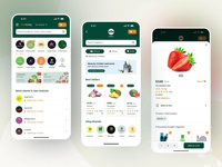 Kit de Software de Pedidos de Comida Móvil Compatible con MAC/Linux para Tiendas de Frutas y Verduras, con Plantilla de Interfaz de Usuario para Entrega de Comestibles Frescos