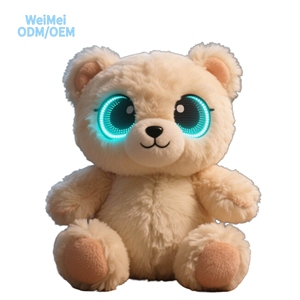 Ai thông minh đồ chơi sang trọng tùy chỉnh ai đồ chơi sang trọng mắt sáng thiết kế tùy chỉnh giọng nói trẻ em đồng hành thông minh búp bê - Product Image 1