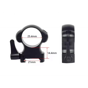 Luger 2 cái/bộ 30mm gắn kết vòng chiến thuật nhanh chóng phát hành 21mm thép gắn kết nhanh chóng tách phạm vi Vòng gắn kết - Product Image 6