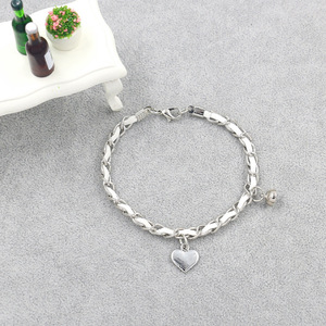 <span class=keywords><strong>Bracelet</strong></span> tendance en cuir avec pendentif cœur à aimant, idéal pour hommes, femmes et meilleurs amis - Product Image 4