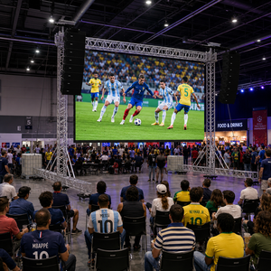 Professional LED <b>Screen</b> <b>Stand</b> <b>Screen</b> gantry system Truss Rigging for Live Sports Soccer Match Display - Product Image 4