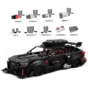GULY 10645 Superauto S6, Escala 1:8, Bloques de Construcción Eléctricos con Control Remoto, Kit MOC para Adultos, Más de 800 Piezas - Product Image 1