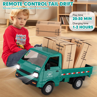 Modèle miniature de camion de transport amovible 1/16 2,4 GHz, voiture télécommandée, simulation de mini pick-up, jouet de camion RC