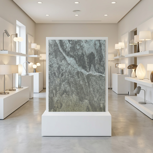Material de acabado para construcción, lámina de chapa de piedra con acabado de difusión de luz para paredes interiores retroiluminadas, lámina decorativa. - Product Image 5
