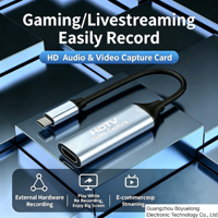 Tarjeta de Captura de Video con Entrada HDTV 4K a Tipo C, Salida 1080P, Grabadora de Video para Transmisión en Vivo de Juegos