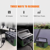 Generator Surya Portabel untuk Camper Motorhome RV Camping, Power Station LiFePO4 3000W 3kw 2400W 110V 220V, Baterai Penyimpan Energi
