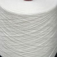 OEM Factory Price 21S Ring Spun Twist 100% Polyester Yarn High Tenacity White Raw Material Textile Weaving Knitted Products